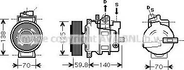 Ava Quality Cooling AI K295 - Kompresors, Gaisa kond. sistēma autospares.lv