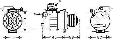 Ava Quality Cooling AI K280 - Kompresors, Gaisa kond. sistēma autospares.lv