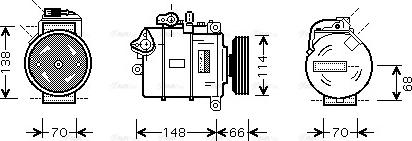 Ava Quality Cooling AI K282 - Kompresors, Gaisa kond. sistēma www.autospares.lv