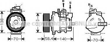 Ava Quality Cooling AI K277 - Kompresors, Gaisa kond. sistēma autospares.lv