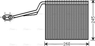 Ava Quality Cooling AIV315 - Iztvaikotājs, Gaisa kondicionēšanas sistēma www.autospares.lv