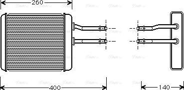 Ava Quality Cooling AL 6072 - Siltummainis, Salona apsilde www.autospares.lv