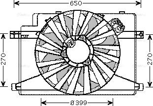 Ava Quality Cooling AL 7510 - Ventilators, Motora dzesēšanas sistēma www.autospares.lv