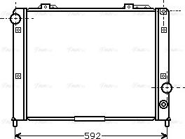 Ava Quality Cooling ALA2053 - Radiators, Motora dzesēšanas sistēma autospares.lv