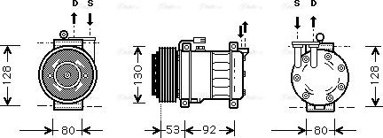 Ava Quality Cooling AL K009 - Kompresors, Gaisa kond. sistēma www.autospares.lv