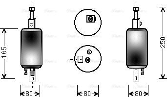 Ava Quality Cooling AL D001 - Sausinātājs, Kondicionieris www.autospares.lv