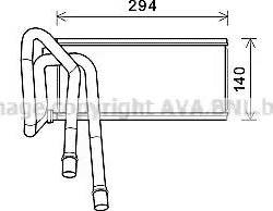 Ava Quality Cooling AU6226 - Siltummainis, Salona apsilde www.autospares.lv