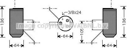 Ava Quality Cooling AU D042 - Sausinātājs, Kondicionieris www.autospares.lv