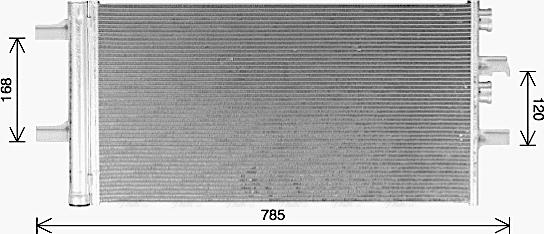 Ava Quality Cooling BW5603D - Kondensators, Gaisa kond. sistēma www.autospares.lv