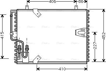 Ava Quality Cooling BW 5183 - Конденсатор кондиционера www.autospares.lv