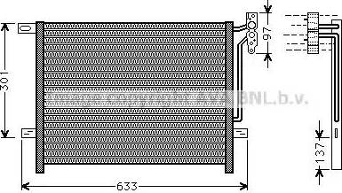 Ava Quality Cooling BWA5397 - Kondensators, Gaisa kond. sistēma www.autospares.lv