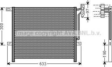 Ava Quality Cooling BW 5369 - Kondensators, Gaisa kond. sistēma www.autospares.lv