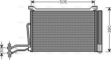 Ava Quality Cooling BW5264D - Kondensators, Gaisa kond. sistēma www.autospares.lv