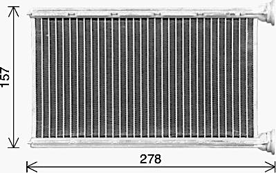 Ava Quality Cooling BW6615 - Siltummainis, Salona apsilde www.autospares.lv