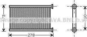 Ava Quality Cooling BW 6342 - Siltummainis, Salona apsilde www.autospares.lv