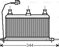 Ava Quality Cooling BW 6352 - Siltummainis, Salona apsilde www.autospares.lv