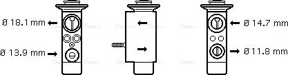 Ava Quality Cooling BW 1085 - Izplešanās vārsts, Gaisa kond. sistēma www.autospares.lv