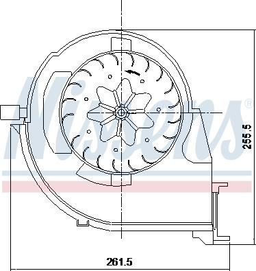 Ava Quality Cooling BW8664 - Salona ventilators www.autospares.lv