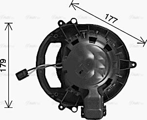 Ava Quality Cooling BW8611 - Salona ventilators www.autospares.lv