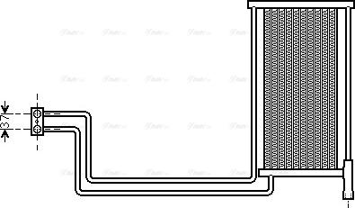 Ava Quality Cooling BW 3368 - Eļļas radiators, Automātiskā pārnesumkārba www.autospares.lv