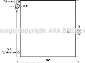 Ava Quality Cooling BW2436 - Radiators, Motora dzesēšanas sistēma www.autospares.lv