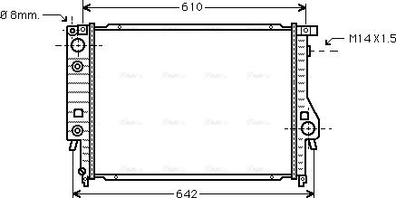 Ava Quality Cooling BW 2048 - Radiators, Motora dzesēšanas sistēma www.autospares.lv