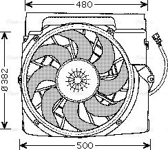 Ava Quality Cooling BW 7511 - Ventilators, Motora dzesēšanas sistēma www.autospares.lv