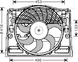 Ava Quality Cooling BW 7513 - Ventilators, Motora dzesēšanas sistēma www.autospares.lv