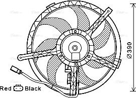 Ava Quality Cooling BW7535 - Ventilators, Motora dzesēšanas sistēma www.autospares.lv