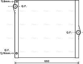 Ava Quality Cooling BWA2436 - Radiators, Motora dzesēšanas sistēma www.autospares.lv