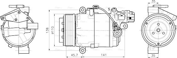 Ava Quality Cooling BWAK630 - Kompresors, Gaisa kond. sistēma www.autospares.lv