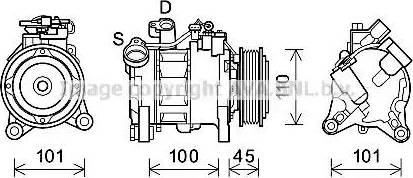 Ava Quality Cooling BWK499 - Kompresors, Gaisa kond. sistēma www.autospares.lv