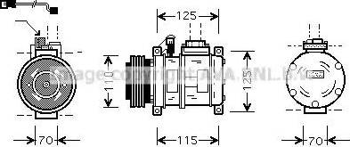 Ava Quality Cooling BW K066 - Kompresors, Gaisa kond. sistēma www.autospares.lv