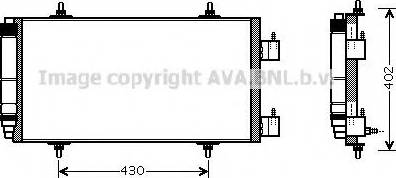 Ava Quality Cooling CN 5226 - Kondensators, Gaisa kond. sistēma www.autospares.lv