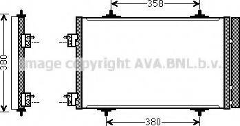 Ava Quality Cooling CN 5272 - Kondensators, Gaisa kond. sistēma www.autospares.lv