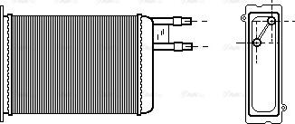 Ava Quality Cooling CN 6128 - Siltummainis, Salona apsilde www.autospares.lv