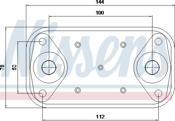 Ava Quality Cooling CN3344 - Eļļas radiators, Motoreļļa www.autospares.lv