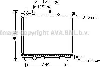 Ava Quality Cooling CNA2188 - Radiators, Motora dzesēšanas sistēma www.autospares.lv