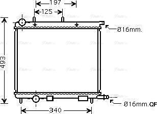 Ava Quality Cooling CN 2188 - Radiators, Motora dzesēšanas sistēma www.autospares.lv