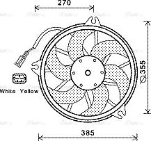 Ava Quality Cooling CN 7536 - Ventilators, Motora dzesēšanas sistēma www.autospares.lv