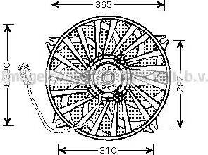 Ava Quality Cooling CN7535 - Ventilators, Motora dzesēšanas sistēma www.autospares.lv