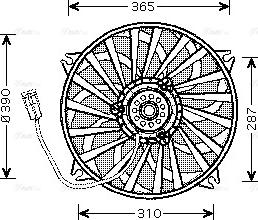 Ava Quality Cooling CN 7533 - Ventilators, Motora dzesēšanas sistēma www.autospares.lv