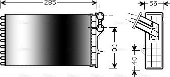 Ava Quality Cooling CNA6239 - Siltummainis, Salona apsilde www.autospares.lv