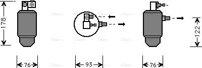 Ava Quality Cooling CN D164 - Sausinātājs, Kondicionieris autospares.lv