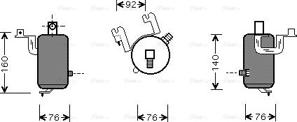 Ava Quality Cooling CND203 - Sausinātājs, Kondicionieris www.autospares.lv