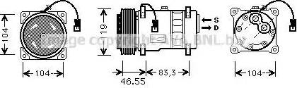 Ava Quality Cooling CN K019 - Kompresors, Gaisa kond. sistēma www.autospares.lv