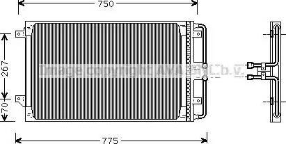 Ava Quality Cooling CR 5021 - Kondensators, Gaisa kond. sistēma www.autospares.lv