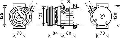 Ava Quality Cooling CTK037 - Kompresors, Gaisa kond. sistēma www.autospares.lv