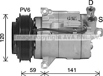 Ava Quality Cooling CTK079 - Kompresors, Gaisa kond. sistēma autospares.lv