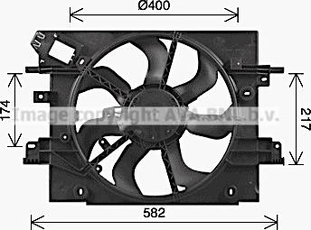 Ava Quality Cooling DA7018 - Ventilators, Motora dzesēšanas sistēma www.autospares.lv